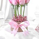 Delicate Love Rose Wishes For Maa