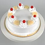 Elegant Vibe Red Roses Bouquet Pineapple Cake