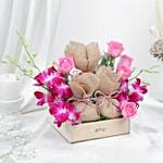 Floral N Nutty Hamper for Mom