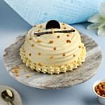 Heavenly Butterscotch Cream Cake Half Kg