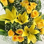 Magical Sunrise Floral Vase