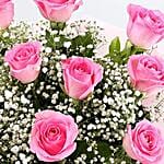 Mesmerizing Pink Roses Bouquet