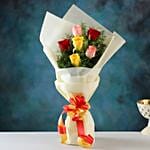 Mixed Love 6 Roses Bunch
