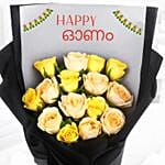 Onam Splendor Rose Bouquet
