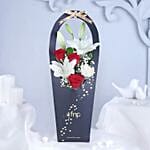 Opulent Elegance Bouquet N Truffle Cake Combo