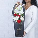 Opulent Elegance Bouquet N Truffle Cake Combo