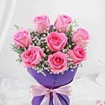 Pink Roses Delight Bouquet