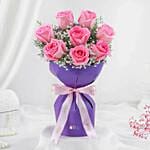 Pink Roses Delight Bouquet