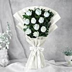 Pure White Roses Ensemble