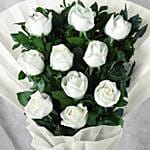 Pure White Roses Ensemble