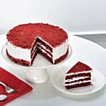 Red Velvet Fresh Cream Cake Half kg