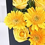 Sunny Gerberas N Roses Sleeve