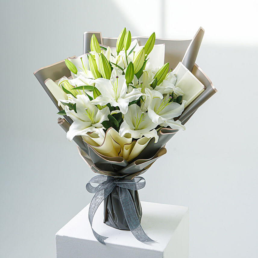 Birthday Lilies Bouquet