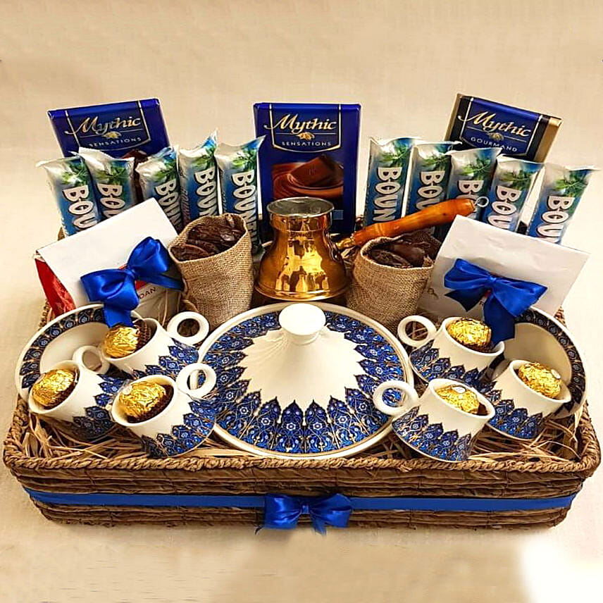 Tea Set and Chocolates Hamper