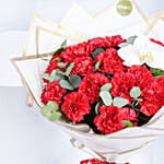 Red Carnations Bouquet