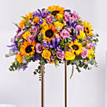 Crsecent Moon Embrace Flower Stand