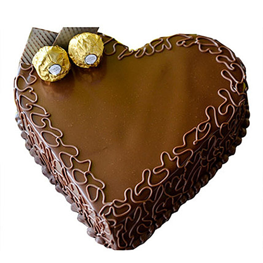 Heart Choco Cake KT