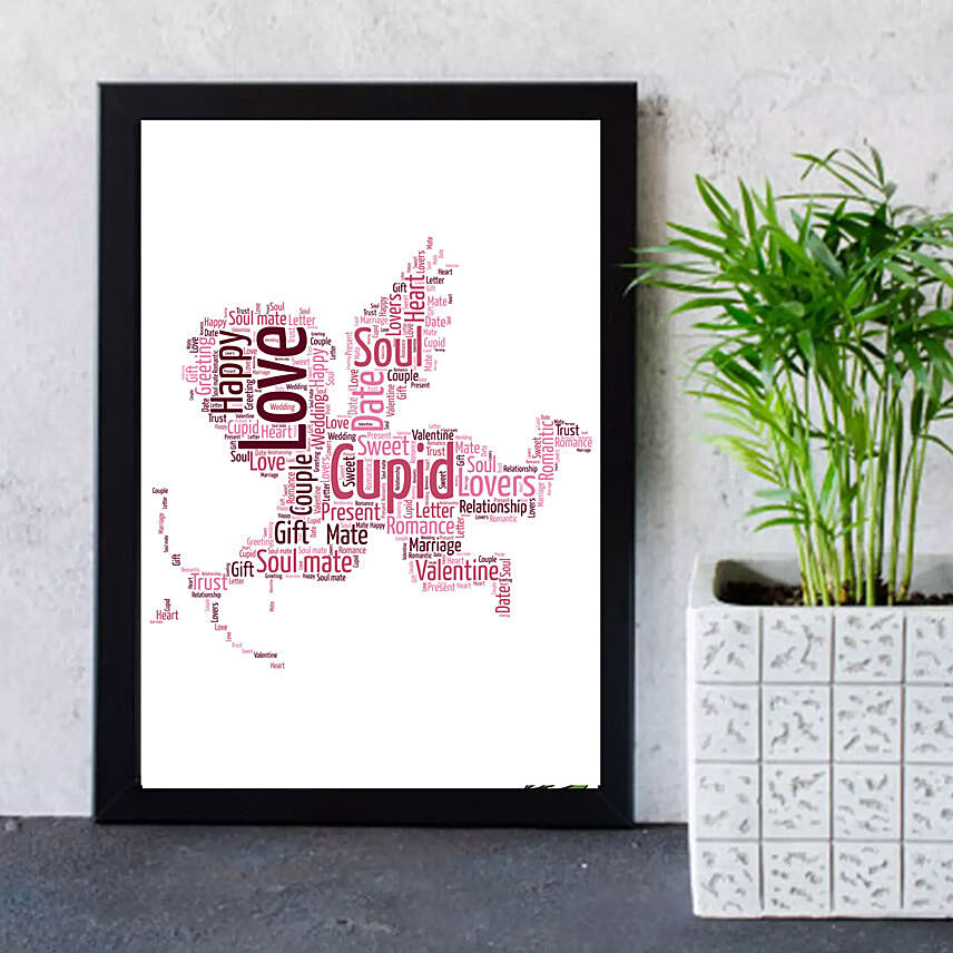 Struck By Cupid Printed Frame