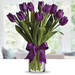 Purple Tulip Arrangement KT