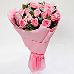 Bouquet Of 20 Pink Roses