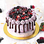 Delicious Chocolate Berry Cake Half Kg