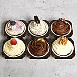 6 Assorted Desginer Cupcakes