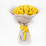 35 Yellow Roses Bouquet