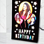 Personalised Happy Birthday Led Lights Frame