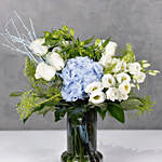 Baby bleu fresh flower bouquet