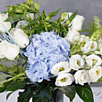 Baby bleu fresh flower bouquet