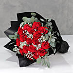 Red roses bouquet