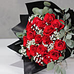 Red roses bouquet