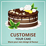 Customized Cake Chocolate 16 Portions