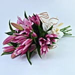 Feather Touch Floral Bouquet