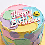 Colorful Birthday Cake 8 Portion