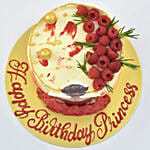 كيك بنات مع التوت 8 حصص