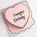 Heart Shaped Chocolate Cartoon Cake 16 Portion