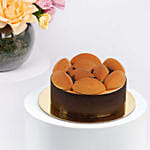 كومبو مزهرية ورود مع كيك تيراميسو