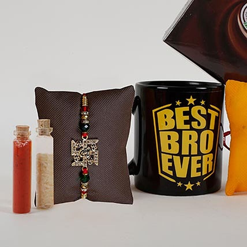 Online Rakhi with Personalised Mug Combo UAE