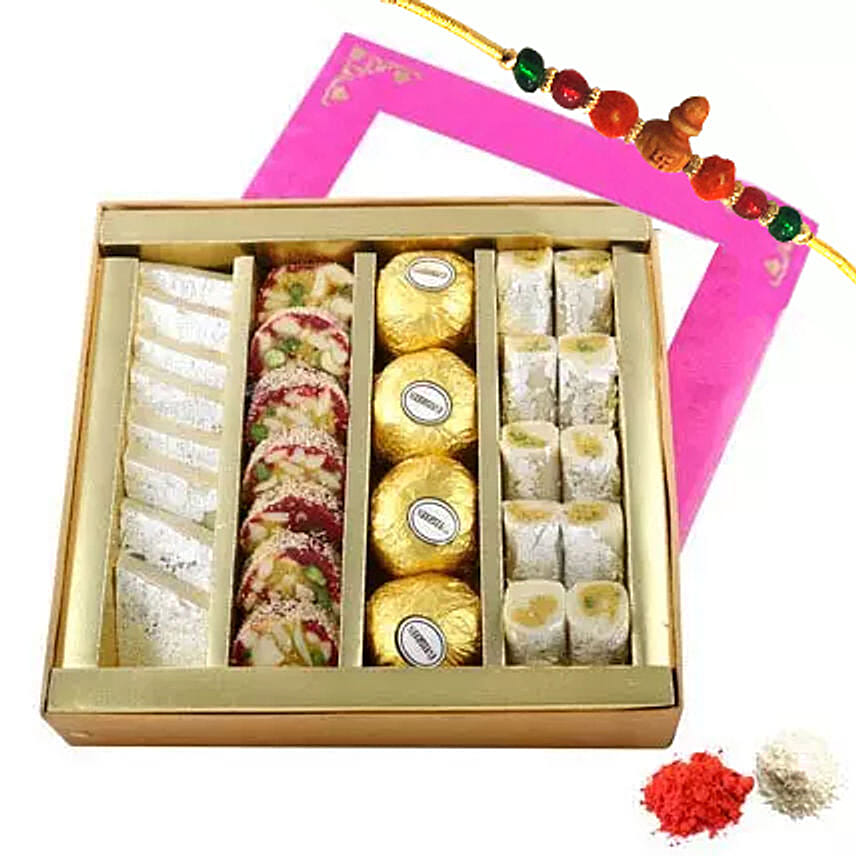 Set of Rakhi with Sweets