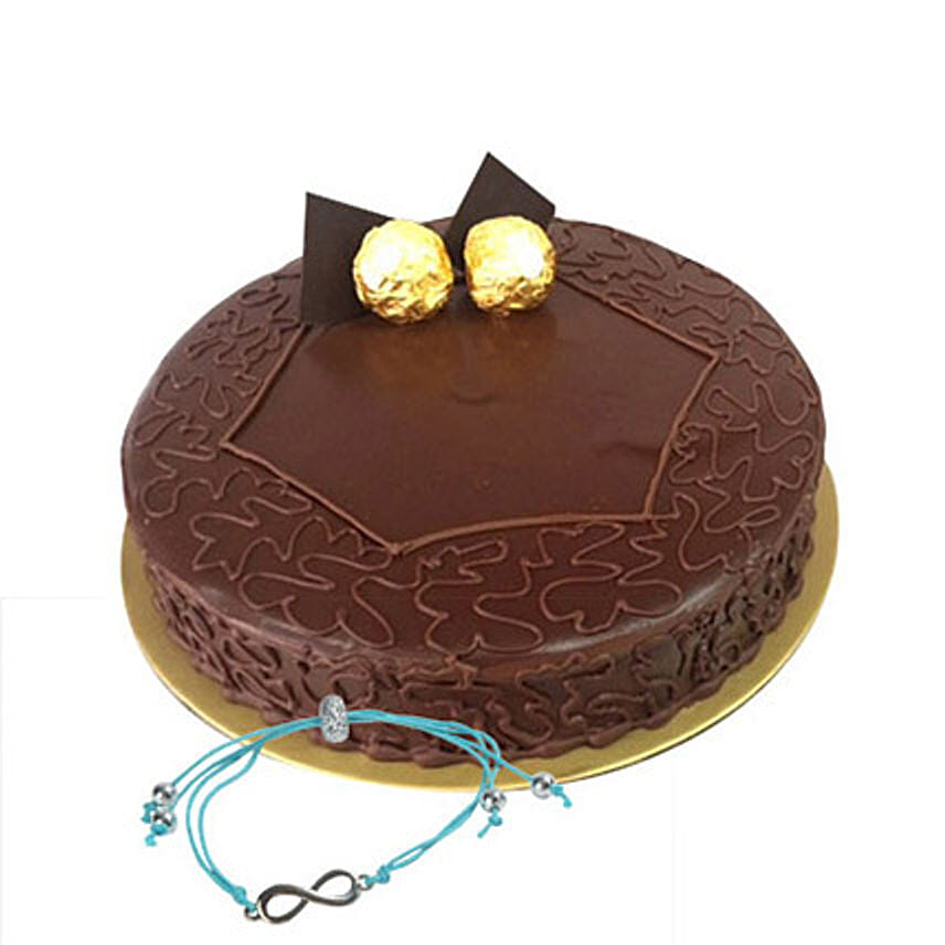 Ferrero Rocher Cake with Friendship Band