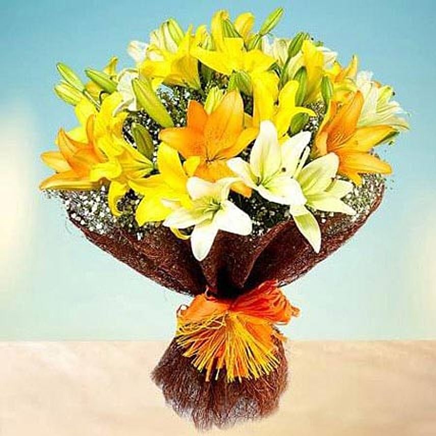 Sunny Asiatic Lilies Premium