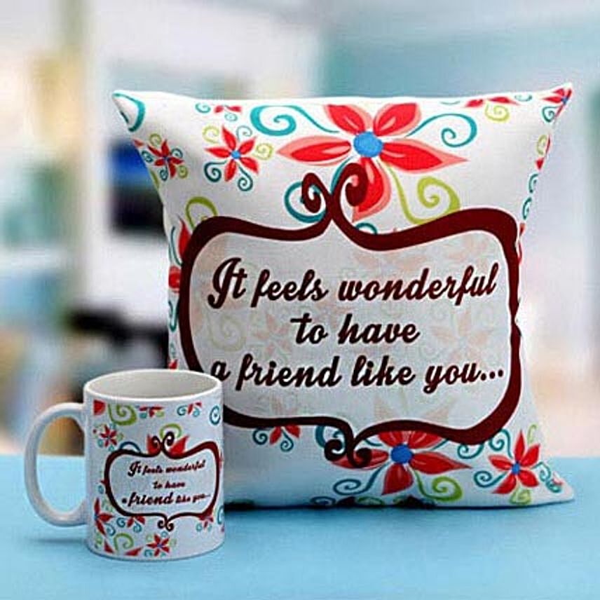 Wonderful Friends Mug N Cushion