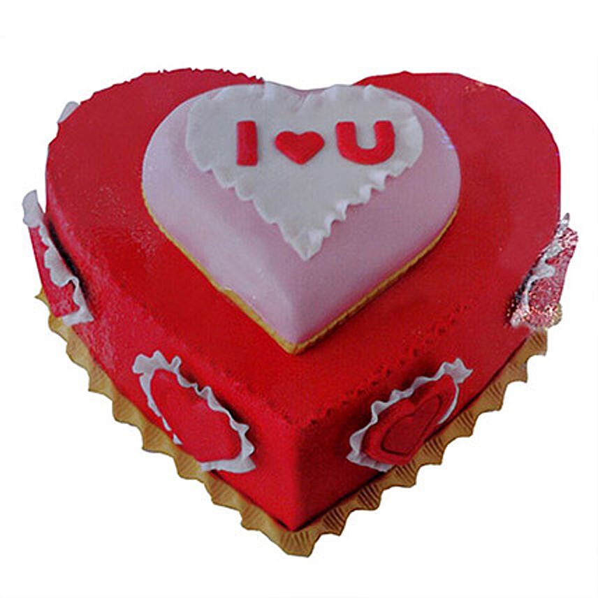 Valentine Heartshape Cake