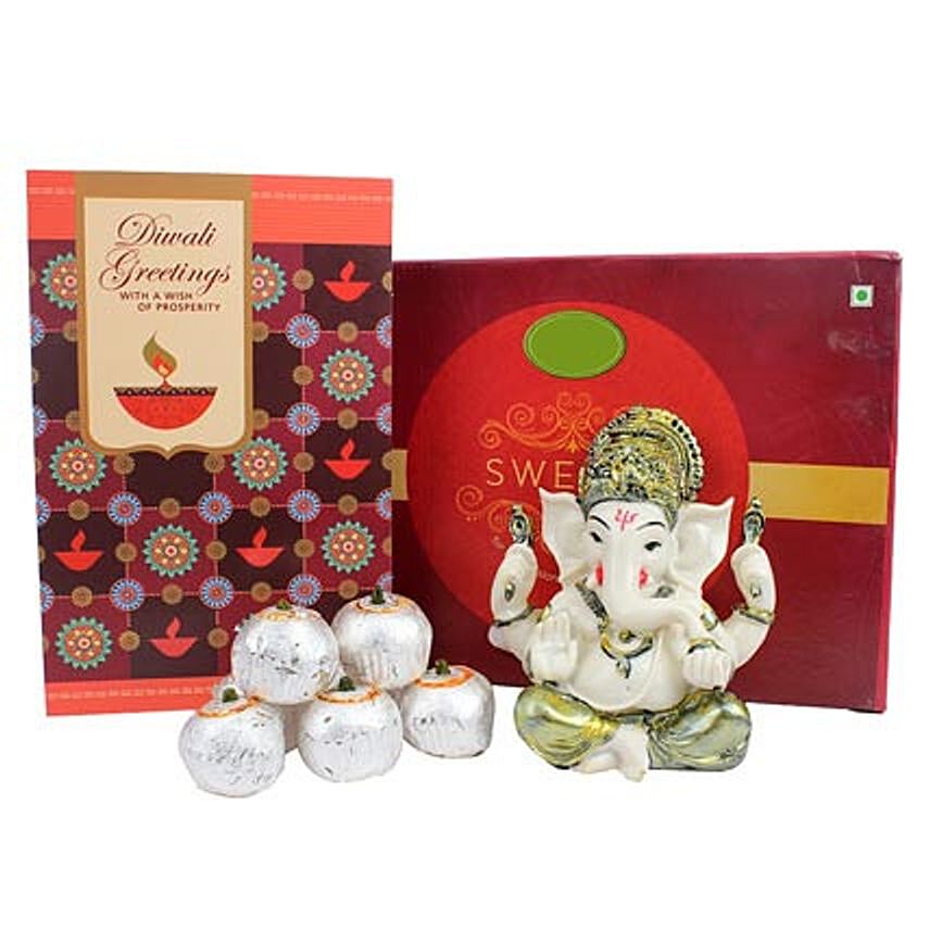 Diwali Greetings with Ganesha