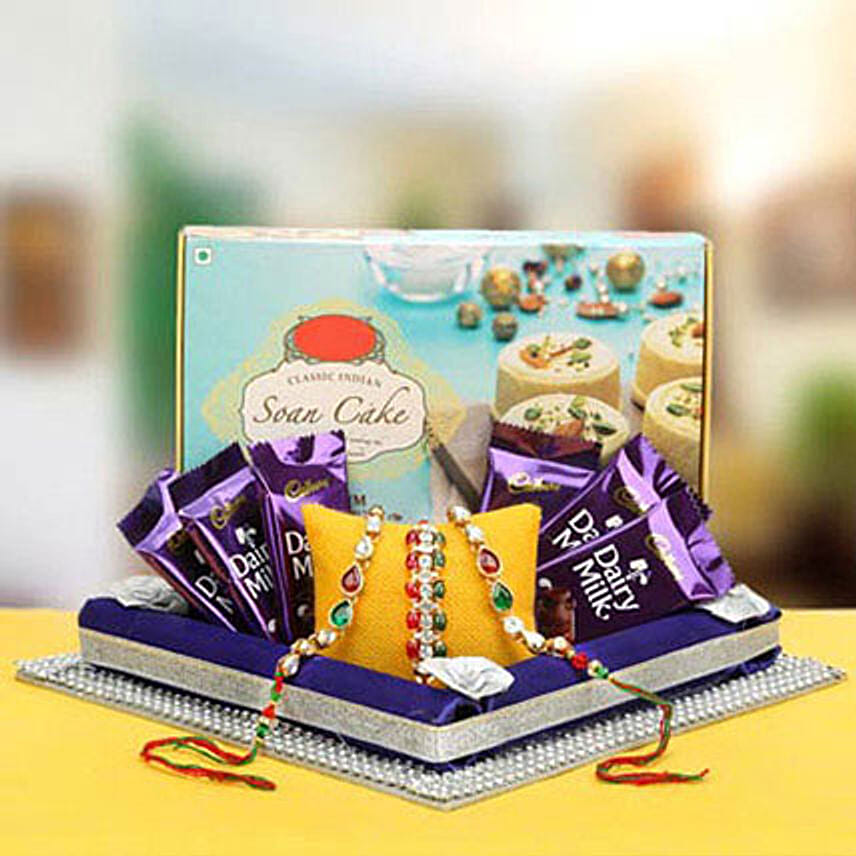 Double Trio Rakhi Hamper