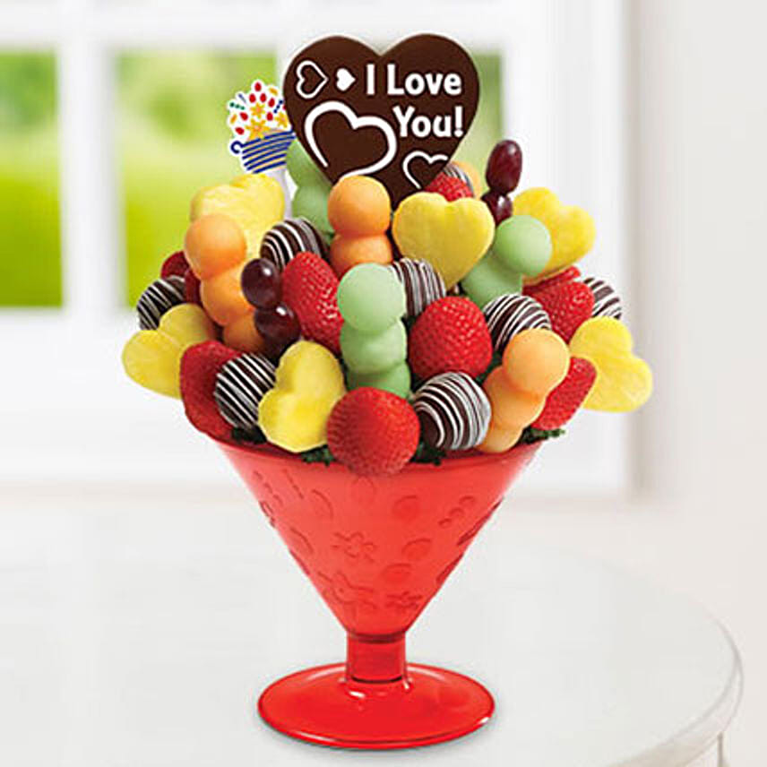 Fun Lovin tini with Belgian Chocolate Pop