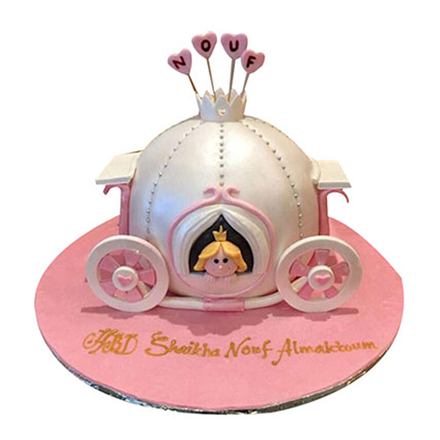 Lovely princess Carriage Cake