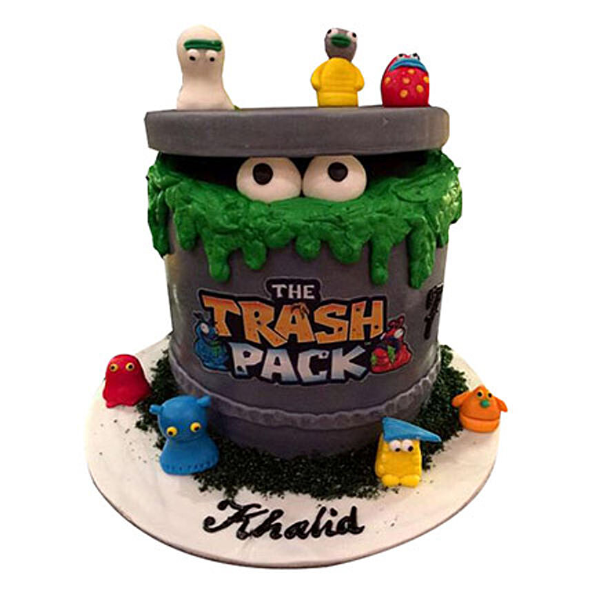 Trash Pack Cartoon Cake