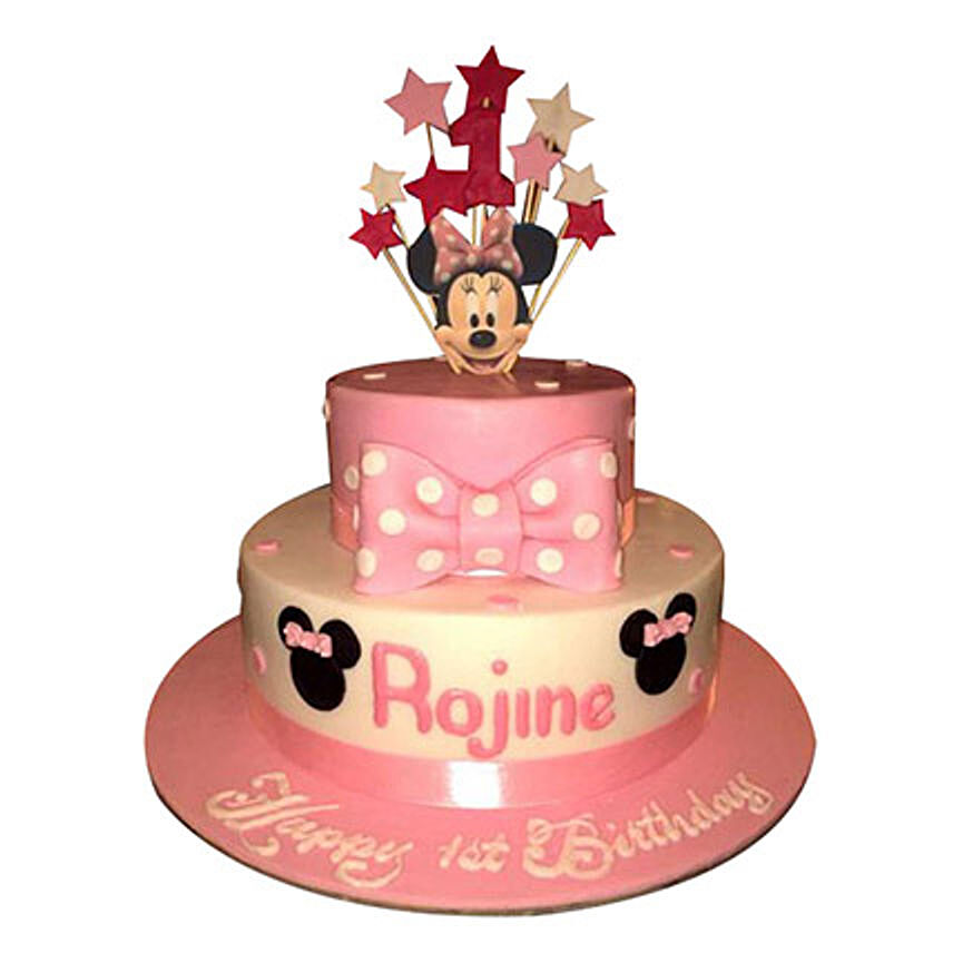 Minnie N Stars Cake